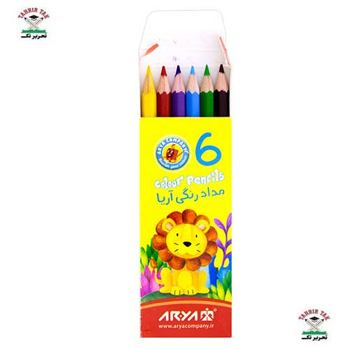 مداد رنگی 6 کوتاه مدل 3071